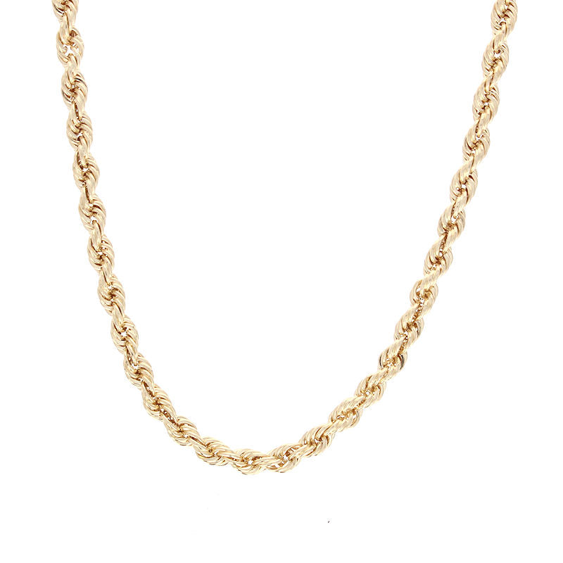 Gents 14kt Yellow Gold 3mm Rope Chain