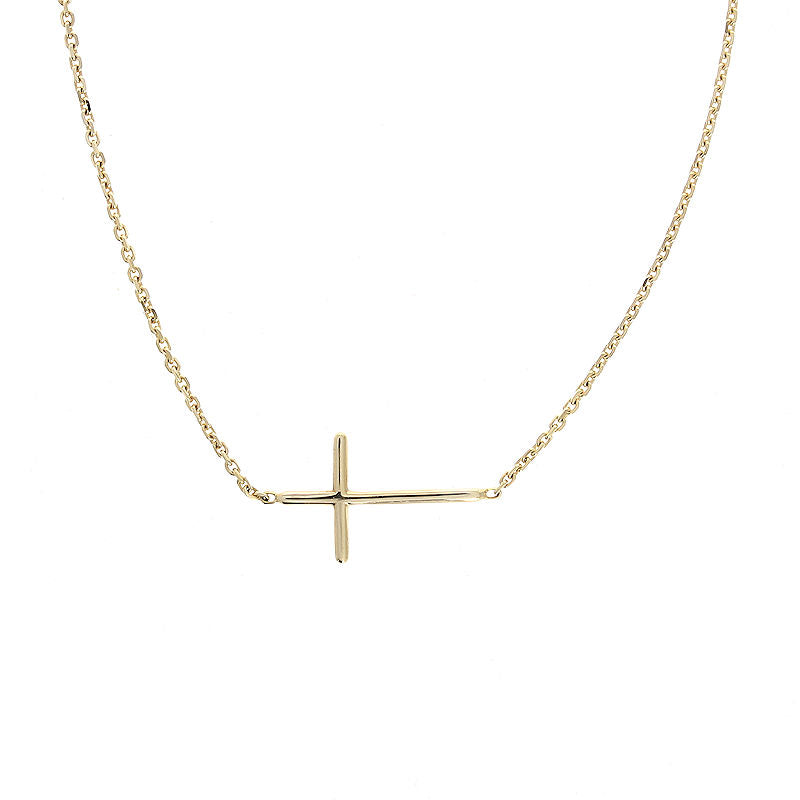 Ladies 14kt Yellow Gold Cross Pendant