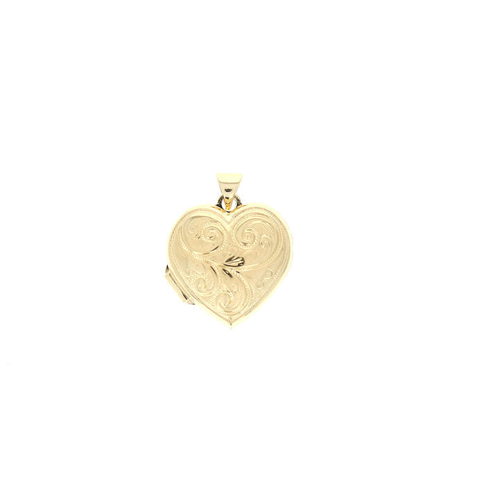 Ladies 14kt Yellow Gold Heart Locket