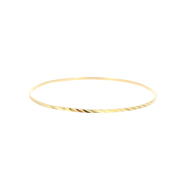 Ladies 21kt Yellow Gold Bangle Bracelet
