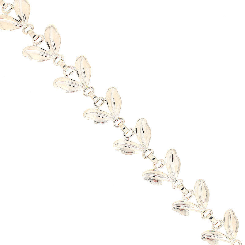 Ladies 14kt Yellow Gold Leaf Bracelet by Tiffany & Co