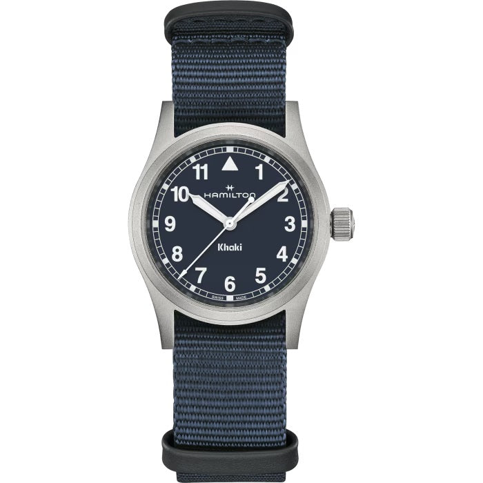 Mens Stainless Steel Khaki Field Hamilton Quartz Watch H69301940