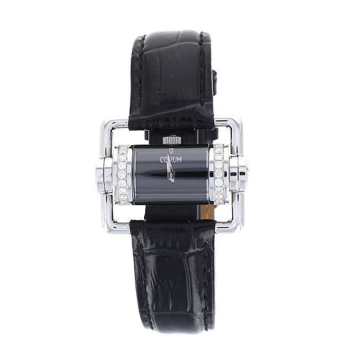 Ladies Stainless Steel Horizontal Corum Quartz Watch 130.330.47