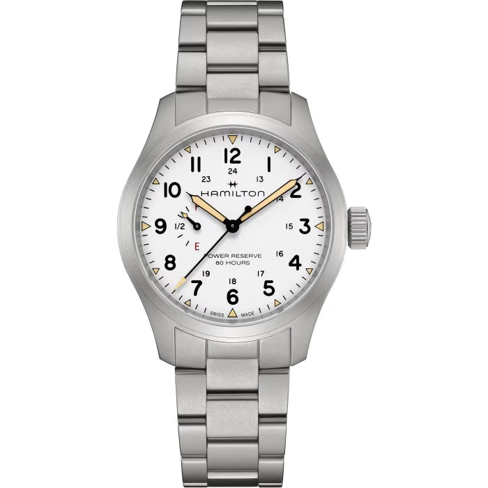 Mens Stainless Steel Khaki Field Hamilton Mechanical Watch H69509110