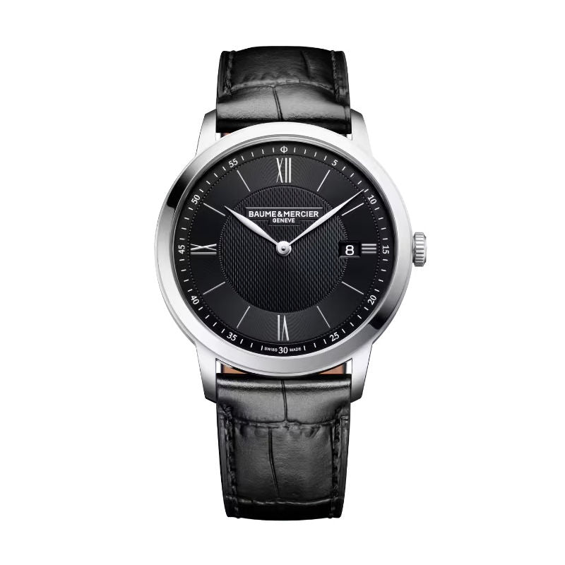 Mens Stainless Steel Classima Baume & Mercier Quartz Watch 10881