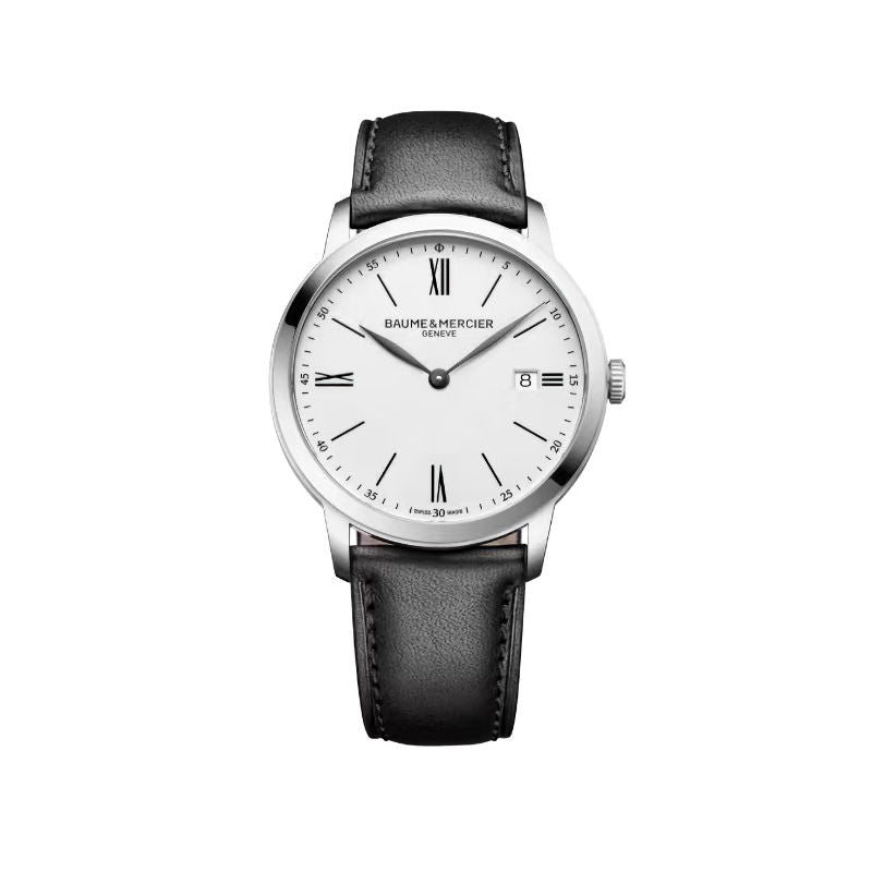 Mens Stainless Steel Classima Baume & Mercier Quartz Watch 10884