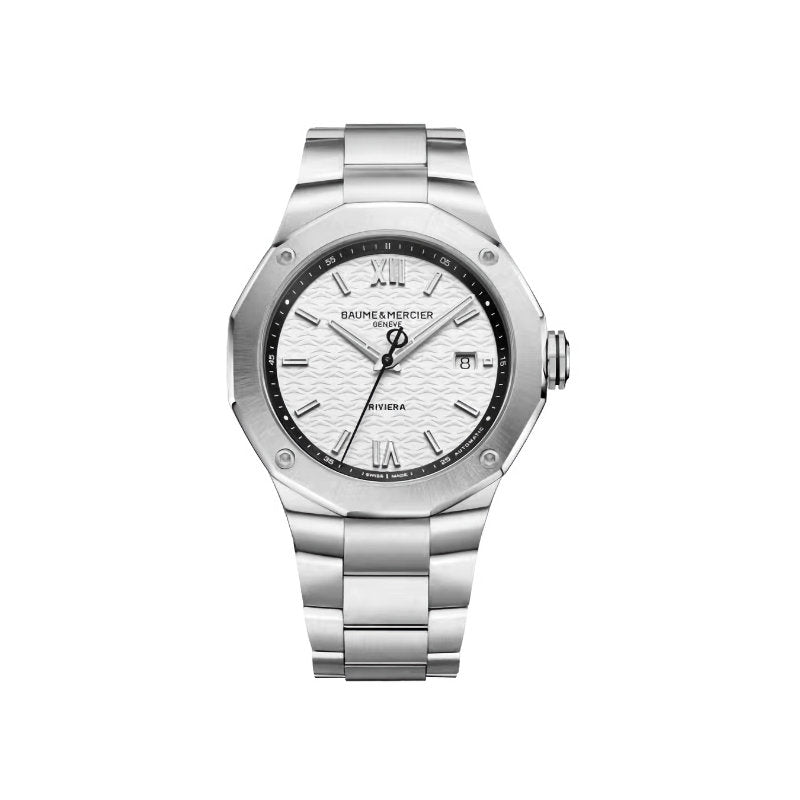 Mens Stainless Steel Riviera Baume & Mercier Automatic Watch 10829