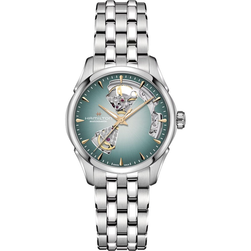 Womens Stainless Steel Jazzmaster Hamilton Automatic Watch H32215143