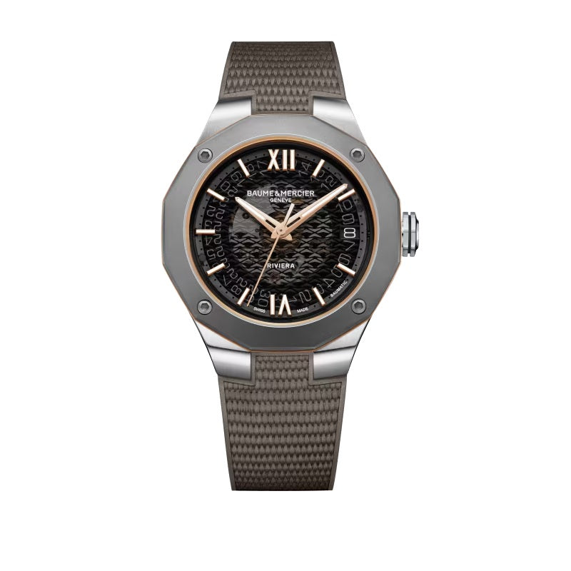 Mens Steel Titanium Riviera Baume & Mercier Automatic Watch 10720