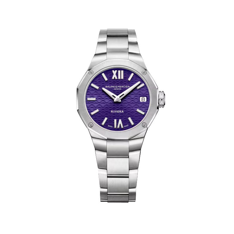 Ladies Stainless Steel Riviera Baume & Mercier Quartz Watch 10728