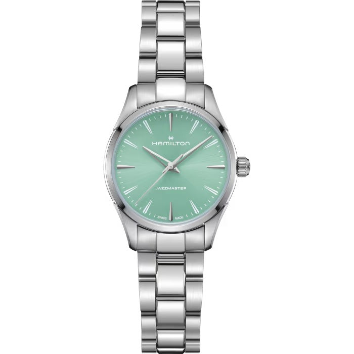 Womens Stainless Steel Jazzmaster Hamilton Quartz Watch H64475160