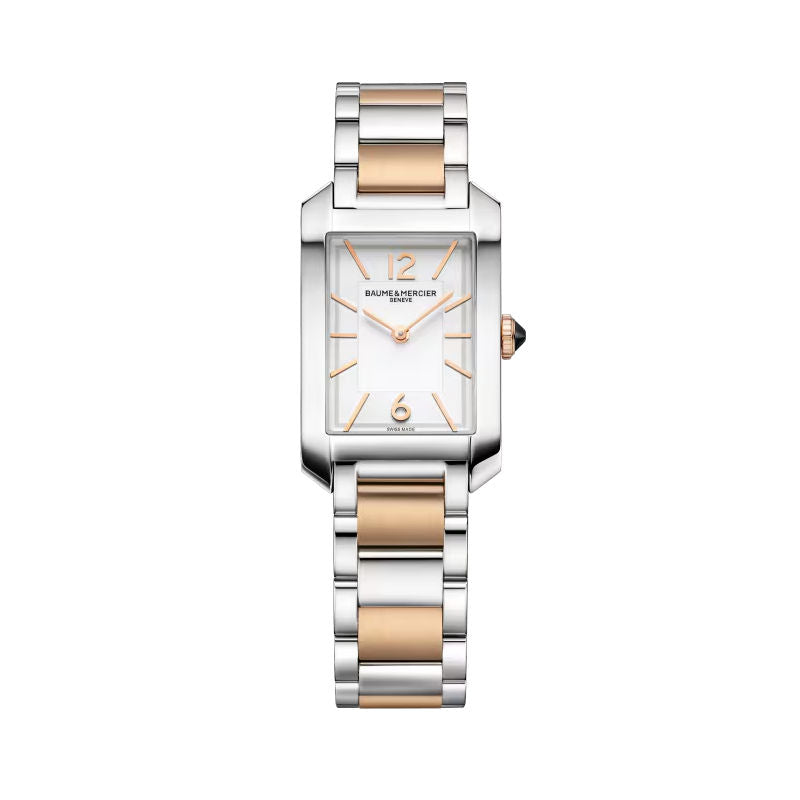 Womens Stainless Steel Hampton Baume & Mercier Quartz Watch 10751