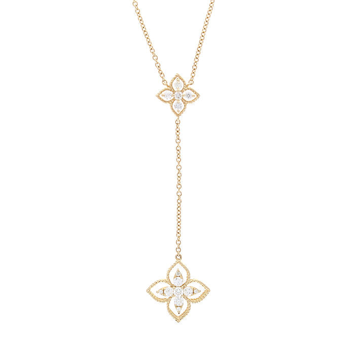 Ladies 14kt Yellow Gold 0.31cts Diamond Necklace