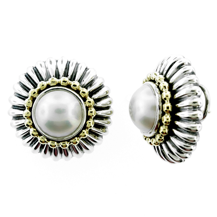 Lagos hot sale pearl earrings